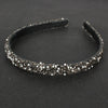 Women's Handmade Rhinestone Semicircular Hairband