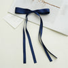 Women's Handmade Ribbon Satin Duckbill Clip Bow Hairpin With Long Tassel Hair Accessories