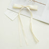 Women's Handmade Ribbon Satin Duckbill Clip Bow Hairpin With Long Tassel Hair Accessories