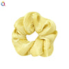 Women's Handmade Satin Scrunchie Hair Tie Ruffled Hair Band Soft Cloth Hair Accessory