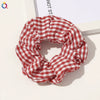 Women's Handmade Satin Scrunchie Hair Tie Ruffled Hair Band Soft Cloth Hair Accessory