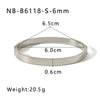 Women's Handmade Simple Fashionable Bracelet With Spherical Buckle Vacuum Gold Plated Stainless Steel Polished