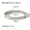 Women's Handmade Simple Fashionable Bracelet With Spherical Buckle Vacuum Gold Plated Stainless Steel Polished