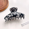 Women's Handmade Simple Geometric Leopard Print Hair Grab Clip Hair Accessories