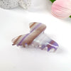 Women's Handmade Simple Geometric Leopard Print Hair Grab Clip Hair Accessories