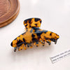 Women's Handmade Simple Geometric Leopard Print Hair Grab Clip Hair Accessories
