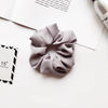 Women's Handmade Solid Color Chiffon Hair Tie Elastic Hair Band Cloth Hair Rope In A Simple Style