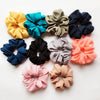Women's Handmade Solid Color Chiffon Hair Tie Elastic Hair Band Cloth Hair Rope In A Simple Style