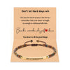 Women’s Handmade Stainless Steel Beaded Woven Bracelet Casual Bohemian Style Adjustable Geometric Bracelet