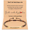 Women’s Handmade Stainless Steel Beaded Woven Bracelet Casual Bohemian Style Adjustable Geometric Bracelet