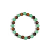 Women's Handmade Stainless Steel Woven Beaded Bracelet With Geometric Casual Style Adjustable Bracelet