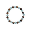 Women's Handmade Stainless Steel Woven Beaded Bracelet With Geometric Casual Style Adjustable Bracelet