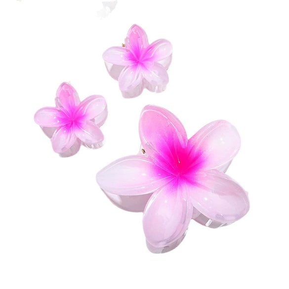 Women's Headwear Flower Clip Threepiece Set Egg Flower Shark Clip Paint Style