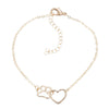 Women's Heart Cat Claw Bracelet In Electroplated Copper Simple Animalinspired Fashion Jewelry