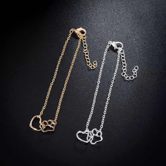 Women's Heart Cat Claw Bracelet In Electroplated Copper Simple Animalinspired Fashion Jewelry