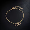 Women's Heart Cat Claw Bracelet In Electroplated Copper Simple Animalinspired Fashion Jewelry