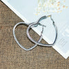 Women's Heart Shaped Alloy Pearl Earrings Electroplated Fashion Love Ear Jewelry With Artificial Gem Inlay