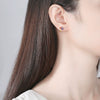 Women's Heart Shaped Long Tassel Earrings With Zircon Inlay And Electroplated Copper Fashion Jewelry