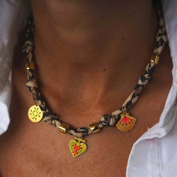 Women's Heart Shaped Stainless Steel And Titanium Steel Electroplated Jewelry Necklace Pendant