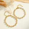 Women's Heart Shaped Stainless Steel Bracelet With 18K Vacuum Plating And Zircon Inlay Elegant Geometric Fashion Jewelry