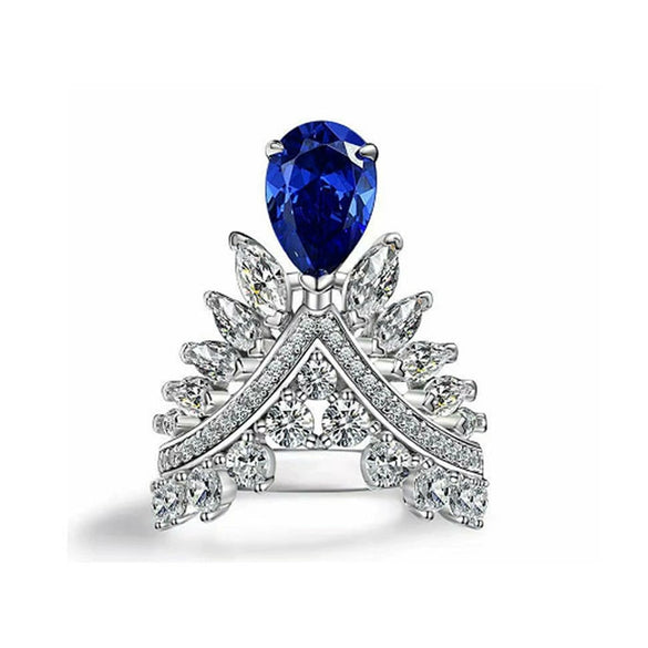 Women's Heartshaped Pink And Red Tourmaline Copper Ring With Colorful Gemstone Design And Electroplated Finish