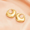Women's Heavy Industry Exaggerated Geometric Ushaped Copper Electroplated Earrings