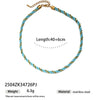 Women's High Color 18K Gold Plated Titanium Steel Conch Sea Star Shell Thick Rope Necklace Fashion Jewelry