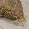 Women's High Color 18K Gold Plated Titanium Steel Conch Sea Star Shell Thick Rope Necklace Fashion Jewelry