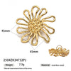 Women's High Color 18K Gold Plated Titanium Steel Conch Sea Star Shell Thick Rope Necklace Fashion Jewelry