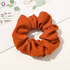 Women's High Elastic Plaid Fabric Hair Tie Handmade Simple Ponytail Hair Accessory For Everyday Styling