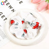 Women's High Elastic Plaid Fabric Hair Tie Handmade Simple Ponytail Hair Accessory For Everyday Styling
