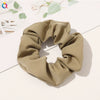 Women's High Elastic Plaid Fabric Hair Tie Handmade Simple Ponytail Hair Accessory For Everyday Styling