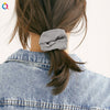 Women's High Elastic Plaid Fabric Hair Tie Handmade Simple Ponytail Hair Accessory For Everyday Styling