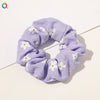 Women's High Elastic Plaid Fabric Hair Tie Handmade Simple Ponytail Hair Accessory For Everyday Styling