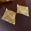 Women's Highend Copper Geometric Zircon Tassel Earrings