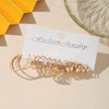 Women's Highend Fashion Geometric Metal Earrings With Electroplating