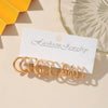 Women's Highend Fashion Geometric Metal Earrings With Electroplating