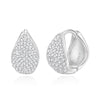 Women's Highend Geometric S925 Sterling Silver Electroplated Water Drop Earrings
