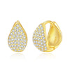 Women's Highend Geometric S925 Sterling Silver Electroplated Water Drop Earrings