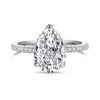 Women's Highend Geometric S925 Sterling Silver Ring With 8A Zircon Inlaid And Electroplated Design