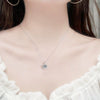 Women's Highend Moissanite 925 Silver Heartshaped Pendant Necklace