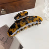 Women's Highend 2025 New Style Acetic Acid Gripper Hair Clip With Geometric Style And Stamping Process