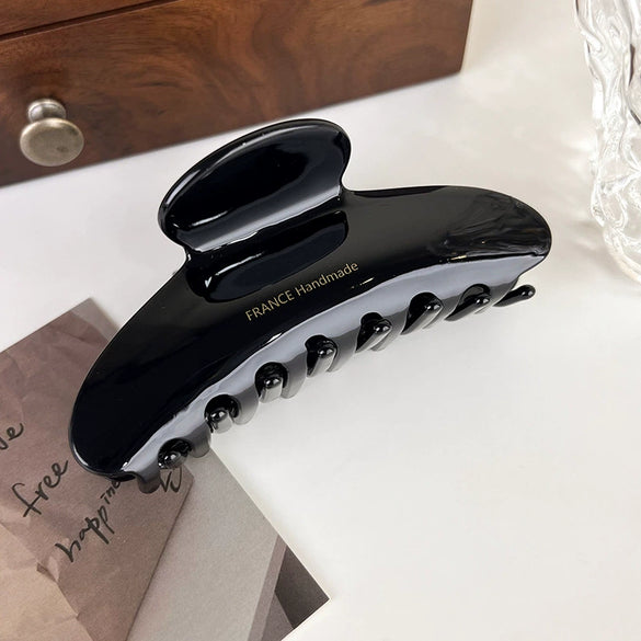 Women's Highend 2025 New Style Acetic Acid Gripper Hair Clip With Geometric Style And Stamping Process
