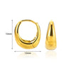 Women's Highend Nonfading Copper Heart U Star Shape Electroplated Earrings