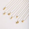 Women's Highend Stainless Steel And Titanium Steel Necklace With Geometric And Animal Style Starfish Pendant And Snake Bone Chain Electroplated