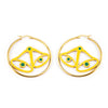 Women's Highend Stainless Steel Christmas Stocking And Tree Earrings With Electroplated Geometric Festive Design Wholesale