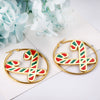Women's Highend Stainless Steel Christmas Stocking And Tree Earrings With Electroplated Geometric Festive Design Wholesale