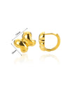 Women's Highend Stainless Steel Geometric Star Heart U Shape Electroplated Earrings Jewelry Ear Buckle
