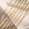 Women's Highend Stainless Steel Handmade Necklace With Geometric Pattern Goldplated Pvd Vacuum Plated Chain