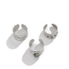 Women's Hiphop Alloy Geometric Ring Set With Electroplating
